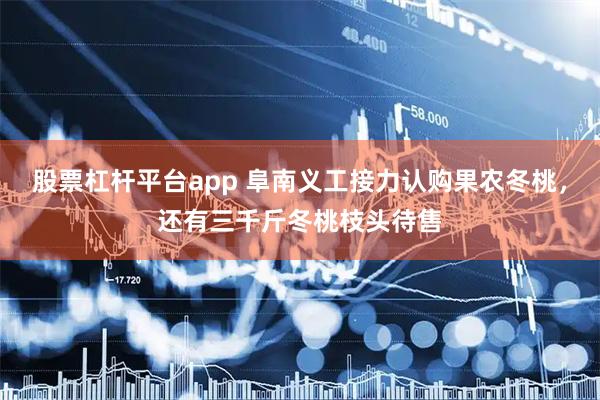 股票杠杆平台app 阜南义工接力认购果农冬桃，还有三千斤冬桃枝头待售